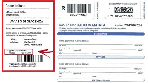 codice raccomandata lv|Identificare il Contenuto di una Raccomandata dal .